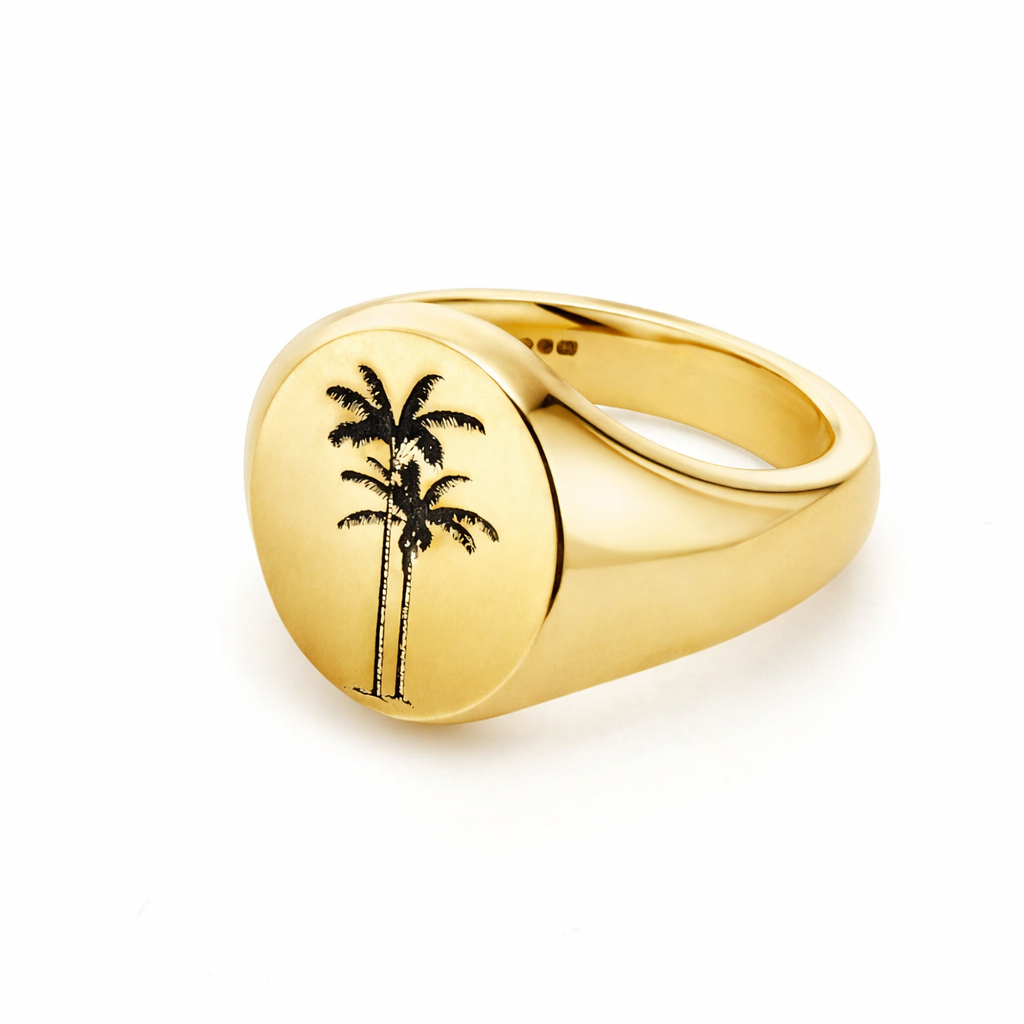 Palmed Off™ Signet Ring In 9ct Gold – Johnny Hoxton London