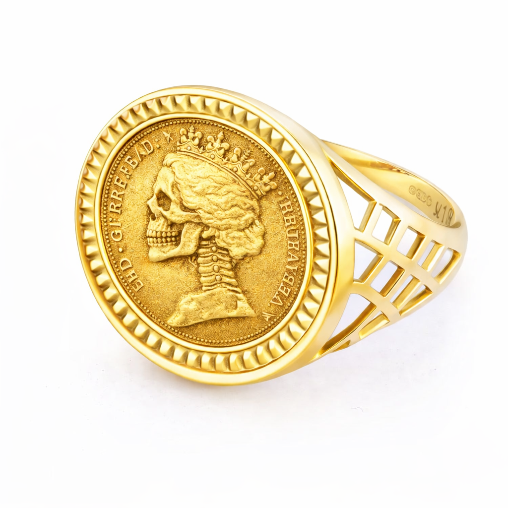 Skelly™ Ring In 9ct Gold – Johnny Hoxton London