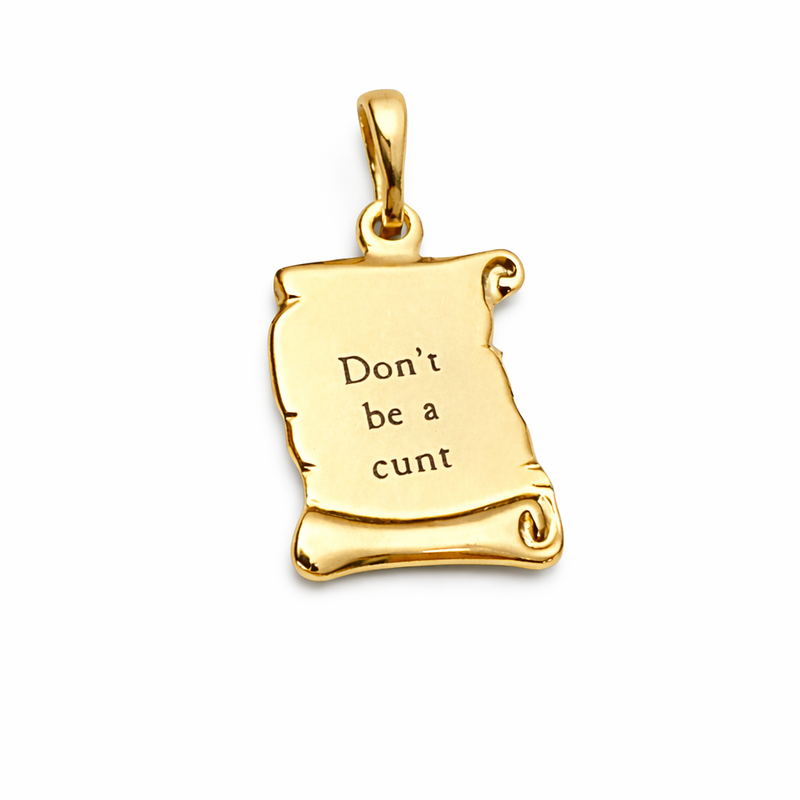 11th Commandment™ Pendant in 9ct Gold