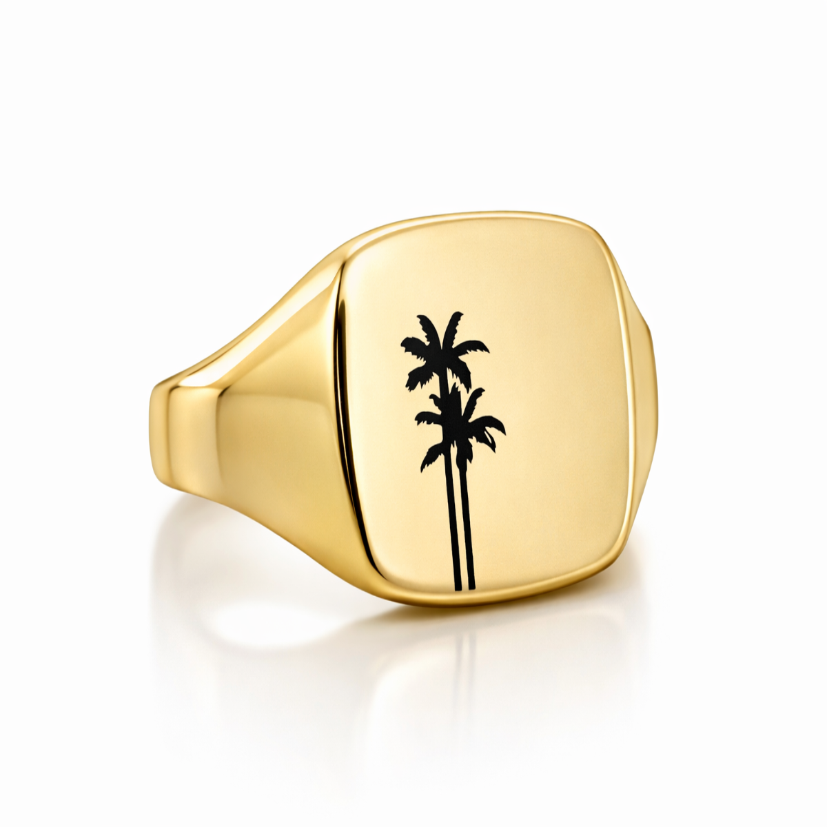 Square Palmed Off™ 9ct Gold Signet Ring | Johnny Hoxton – Johnny