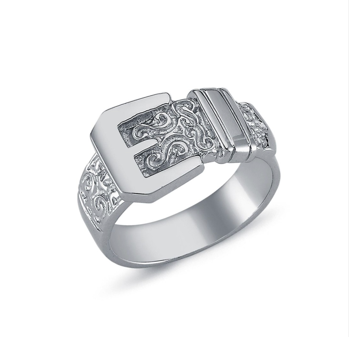 Buckle Ring Sterling Silver