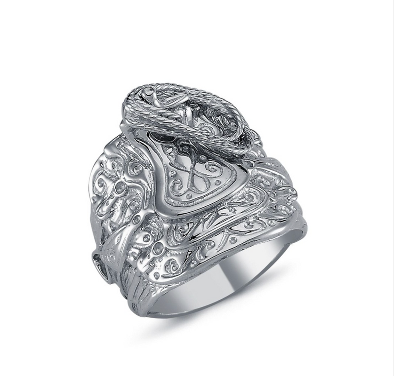 Saddle Ring Medium Sterling Silver