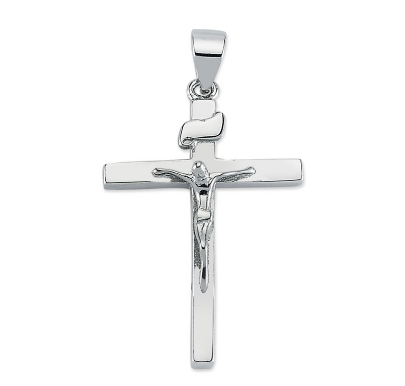 Crucifix Pendant Sterling Silver