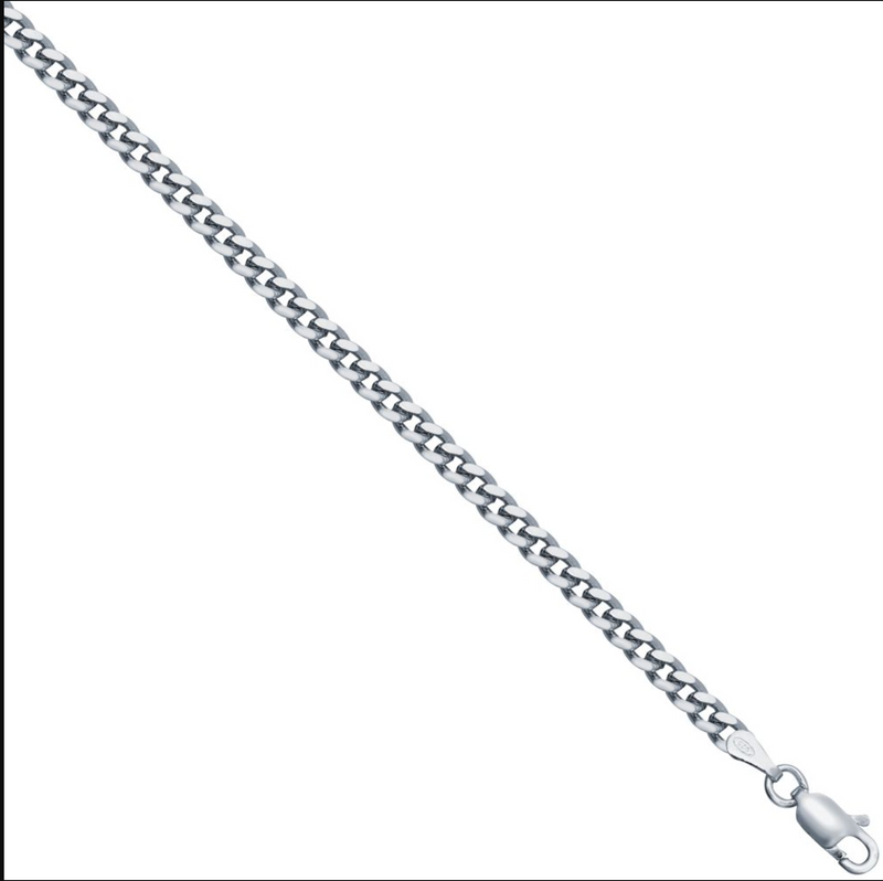 Cuban Chain 3.3mm Sterling Silver