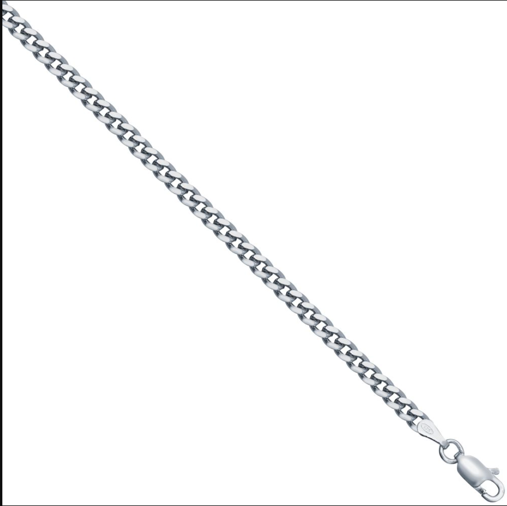 3.3mm Cuban Chain – Sterling Silver Necklace | Johnny Hoxton – Johnny ...