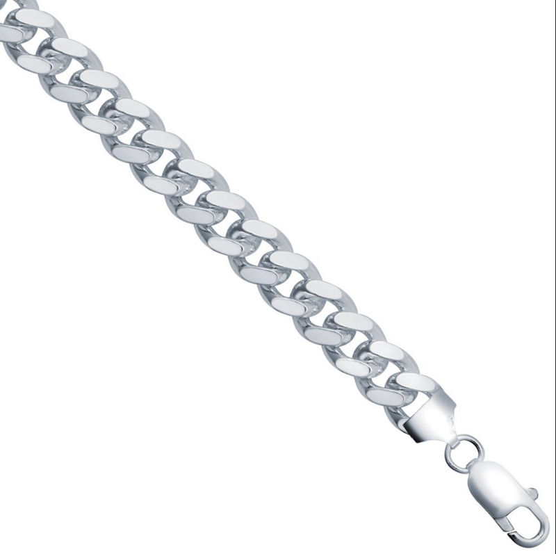 9mm Cuban Chain Sterling Silver