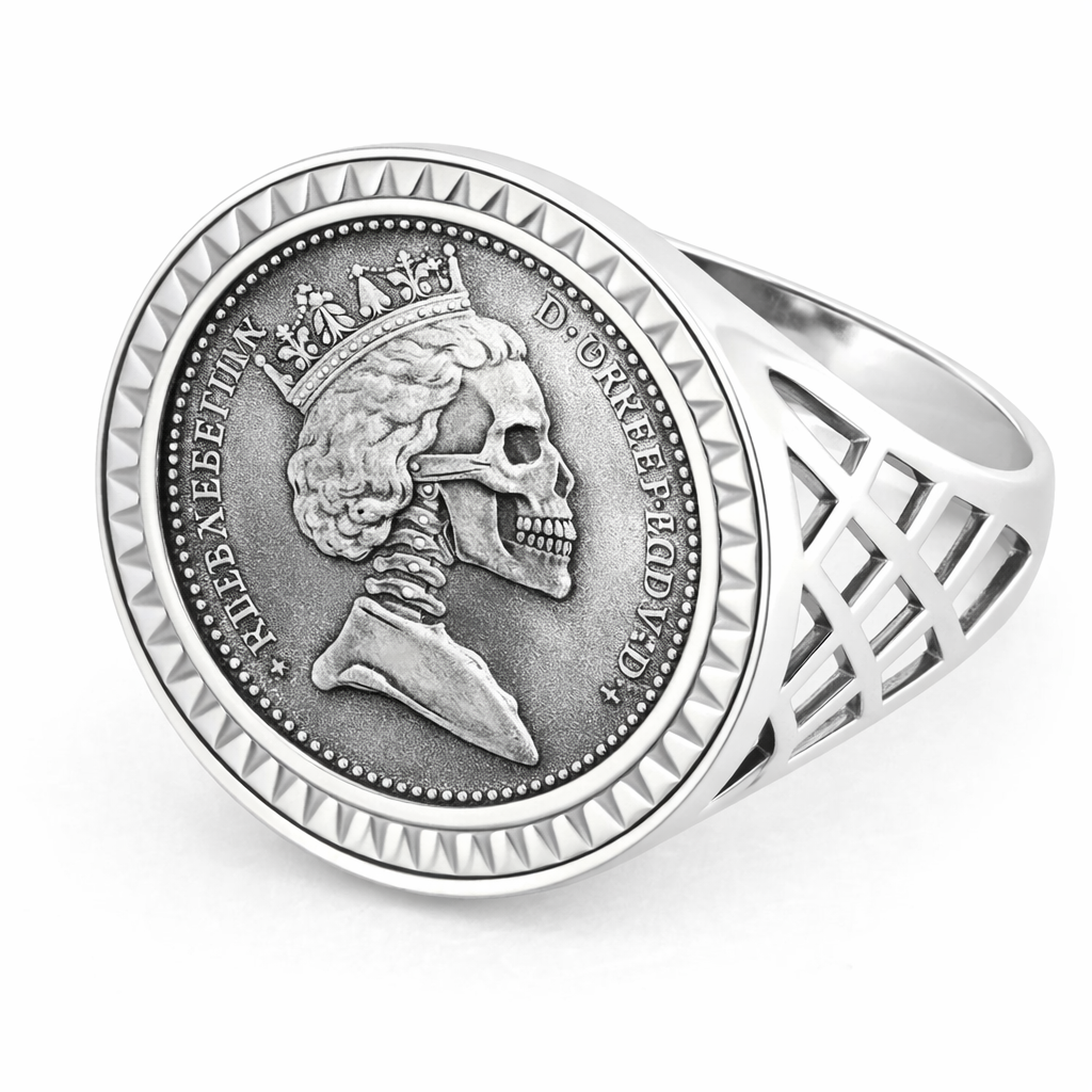 Skrloton Rings Sterling Silver Rings – Johnny Hoxton London